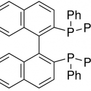 Structure of (+ -)-2,2'-Bis(diphenylphosphino)-1,1'-binaphthyl CAS 98327-87-8