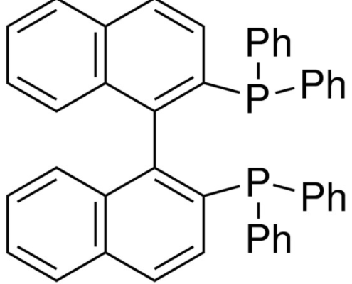 Structure of (+ -)-2,2'-Bis(diphenylphosphino)-1,1'-binaphthyl CAS 98327-87-8