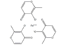 Structure of Ferric Maltol CAS 33725-54-1