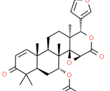 Structure of Gedunin CAS 2753-30-2