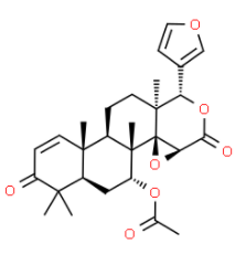 Structure of Gedunin CAS 2753-30-2