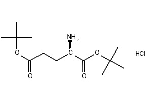 Structure of H-D-GLU(OTBU)-OTBU HCL CAS 172793-31-6