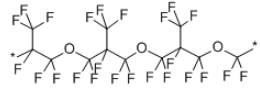 Structure of Perfluoropolyether CAS 69991-67-9