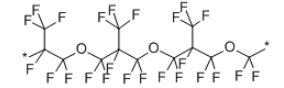 Structure of Perfluoropolyether CAS 69991-67-9