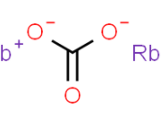 Structure of Rubidium carbonate CAS 584-09-8