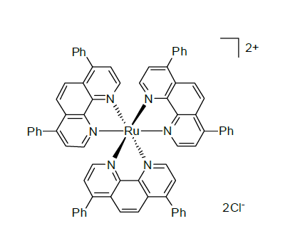 Structure of Tris(4,7-diphenyl-1,10-phenanthroline)ruthenium dichloride CAS 36309-88-3