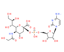 Structure of CMP-Neu5Gc.2Na CAS 98300-80-2