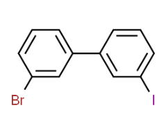 Structure of 1,1'-Biphenyl,3-bromo-3'-iodo- CAS 187275-76-9