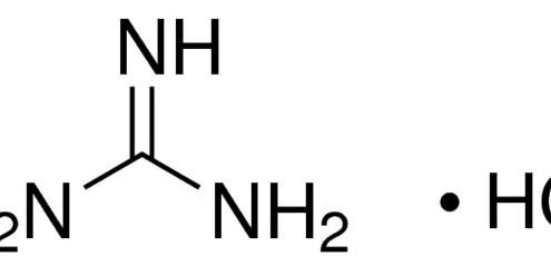 Structure of Guanidine hydrochloride CAS 50-01-1
