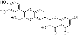 Structure of Silymarin flavonolignans CAS 65666-07-1