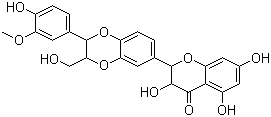 Structure of Silymarin flavonolignans CAS 65666-07-1