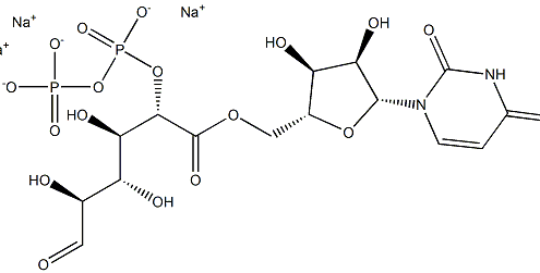 Structure of UDP-GalA.3Na CAS 148407-07-2