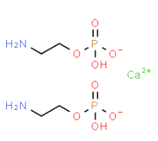 Structure of Calcium bis(2-aminoethyl hydrogen phosphate) CAS 18672-70-3