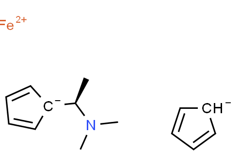 Structure of (R)-N,N-Dimethyl-1-ferrocenylethylamine CAS 31886-58-5