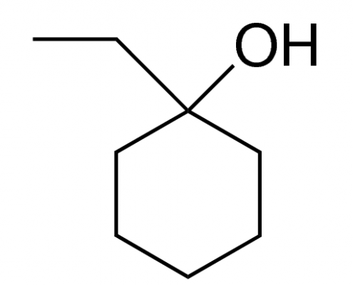 Structure of 1-Ethylcyclohexanol CAS 1940-18-7