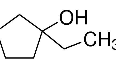Structure of 1-Ethylcyclopentanol CAS 1462-96-0