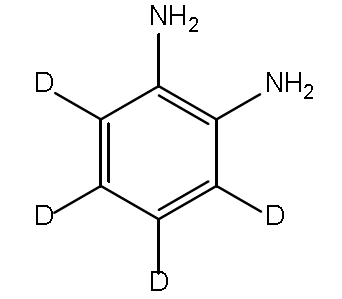 Structure of 1,2-Phenylenediamine-d4 CAS 291765-93-0