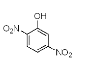 Structure of 2,5-Dinitrophenol CAS 329-71-5