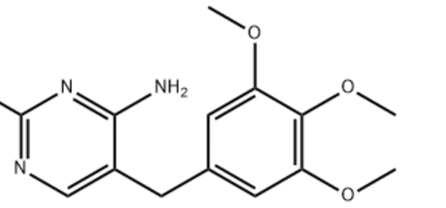 structure of trimethoprim-cas-738-70-5-2