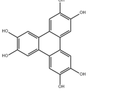 structure of 2,3,6,7,10,11-Triphenylenehexol CAS 4877-80-9
