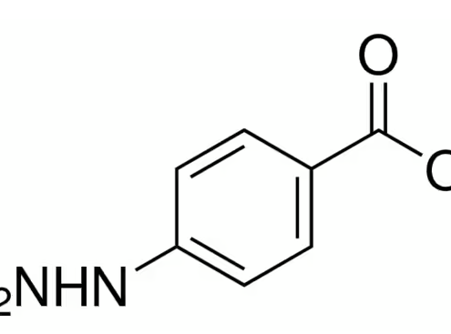 Structure of 4-Hydrazinobenzoic acid CAS 619-67-0
