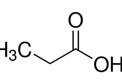 Structure of Propionic acid CAS 79-09-4