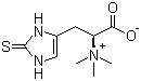 structure of L-(+)-Ergothioneine CAS 497-30-3