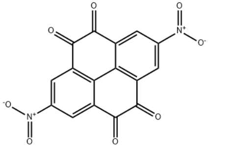 Structure of 2,7-dinitropyrene-4,5,9,10-tetraone CAS 2151811-65-1
