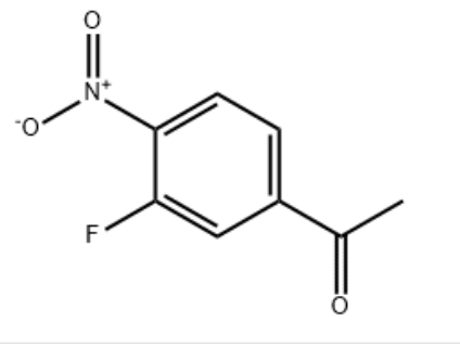 structure of 1-(3-fluoro-4-nitrophenyl)ethanone CAS 72802-25-6