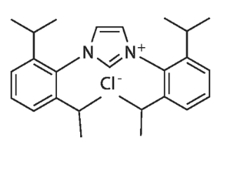 structure of 1,3-Bis(2,6-diisopropylphenyl)imidazolium chloride CAS 250285-32-6