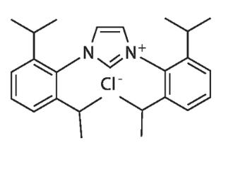 structure of 1,3-Bis(2,6-diisopropylphenyl)imidazolium chloride CAS 250285-32-6