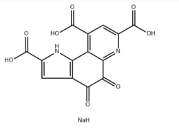 structure of Pyrroloquinoline quinone Dosodium Salt CAS 122628-50-6