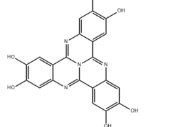 structure of 4b1,5,10,15-Tetraazanaphtho[1,2,3-gh]tetraphene-2,3,7,8,12,13-hexaol CAS 148494-98-8