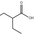 structure of 2-ethylhexanoic acid CAS 149-57-5