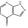 structure of Allopurinol CAS 315-30-0