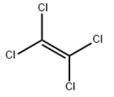 structure of PERCHLOROETHYLENE CAS 127-18-4