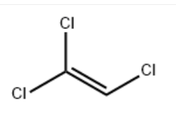structure of Trichloroethylene CAS 79-01-6