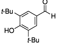 structure of 3,5-Di-tert-butyl-4-hydroxybenzaldehyde CAS 1620-98-0