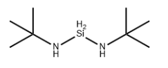 structure of BIS(T-BUTYLAMINO)SILANE CAS 186598-40-3