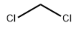 structure of METHYLENE CHLORIDE CAS 75-09-2