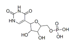 structure of Pseudouridine 5'-monophosphate CAS 1157-60-4