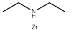 Structure of TETRAKIS(DIETHYLAMIDO)ZIRCONIUM CAS 13801-49-5