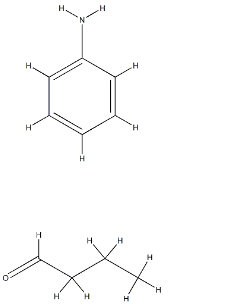 structure of Butanal, polymer with benzenamine CAS 9003-37-6