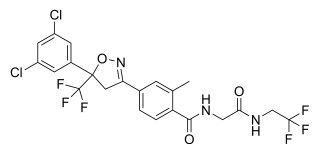 structure of Fluralaner CAS 864731-61-3