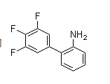 Structure of 3',4',5'-Trifluorobiphenyl-2-ylamine CAS 915416-45-4