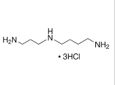 Structure of Spermidine trihydrochloride CAS 334-50-9