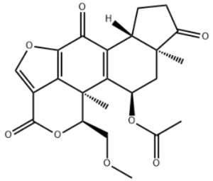 structure of Wortmannin CAS 19545-26-7