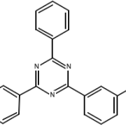 Structure of 2-(3-Bromophenyl)-4,6-diphenyl-1,3,5-triazine CAS 864377-31-1