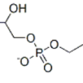 Structure of L-A-GLYCERYLPHOSPHORYLCHOLINE(GPC) CAS 4217-84-9