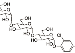 Structure of 2-Chloro-4-nitrophenyl maltotrioside CAS 118291-90-0
